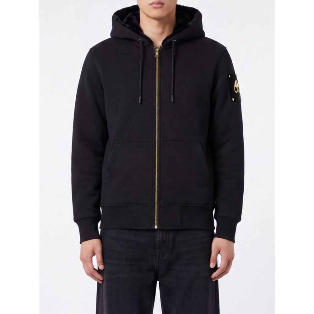 Moose Knuckles Men Bunny Zipped Hoodie Moose Knuckles In Cotton Blend